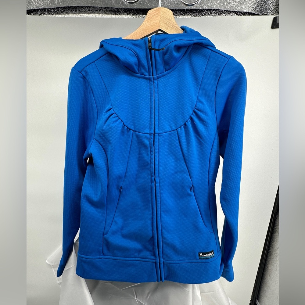 Moose Jaw Outfitters Zip Up Hoodie  Blue Super Fun Feminine